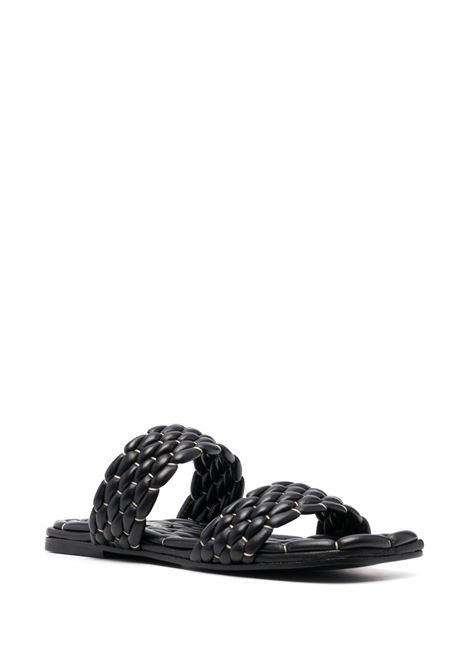 Slides with square toe in black - women DRIES VAN NOTEN | WS231589900